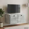 Seinälle asennettava TV-kaappi 59,5 x 41 x 30 cm Betoninharmaa