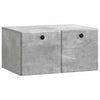 Seinälle asennettava TV-kaappi 59,5 x 41 x 30 cm Betoninharmaa