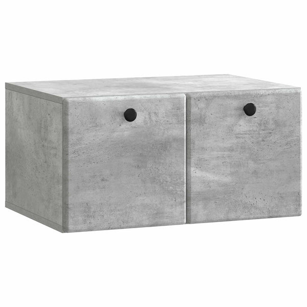Seinälle asennettava TV-kaappi 59,5 x 41 x 30 cm Betoninharmaa