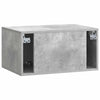 Seinälle asennettava TV-kaappi 59,5 x 41 x 30 cm Betoninharmaa