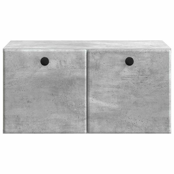 Seinälle asennettava TV-kaappi 59,5 x 41 x 30 cm Betoninharmaa