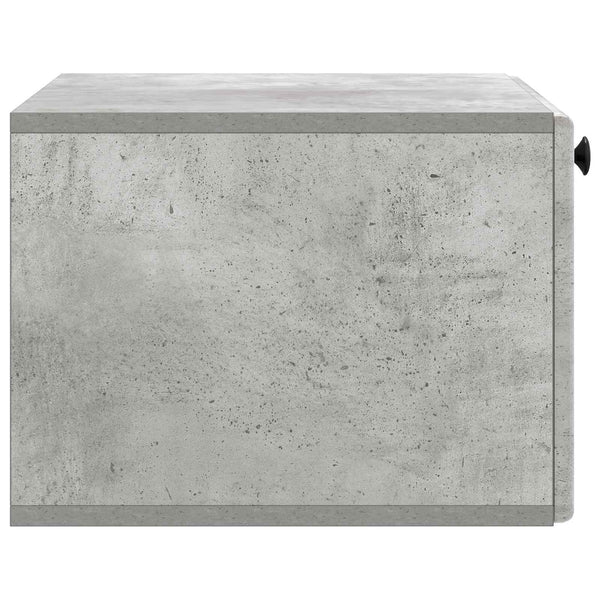 Seinälle asennettava TV-kaappi 59,5 x 41 x 30 cm Betoninharmaa