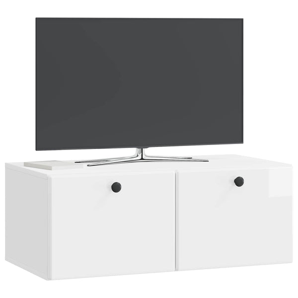 Seinälle asennettava TV-kaappi 78,5 x 41 x 30 cm