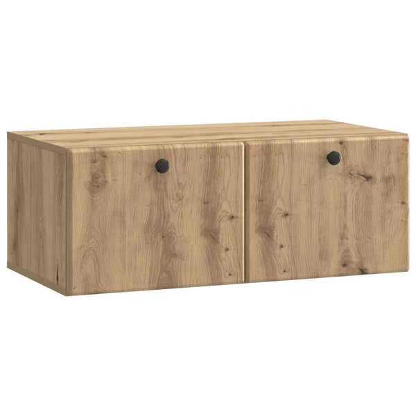Seinälle asennettava TV-kaappi 78,5 x 41 x 30 cm Artisaanitammi
