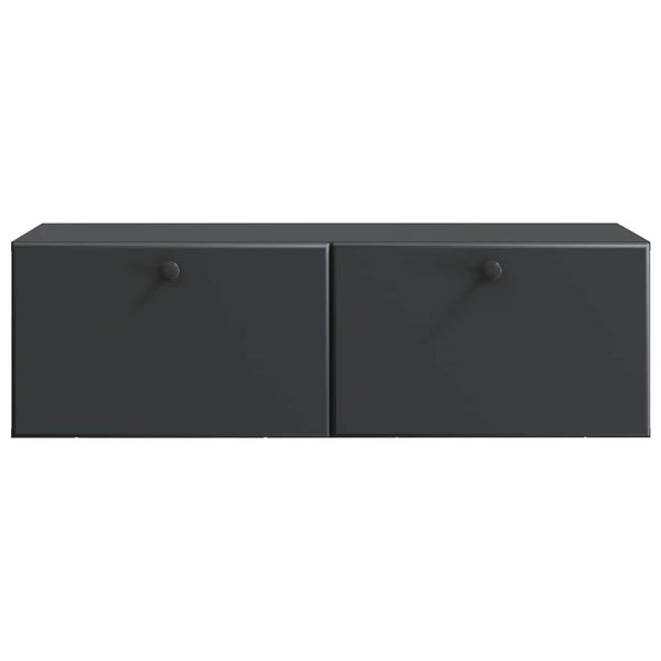 Seinälle asennettava TV-kaappi 98 x 41 x 30 cm Musta