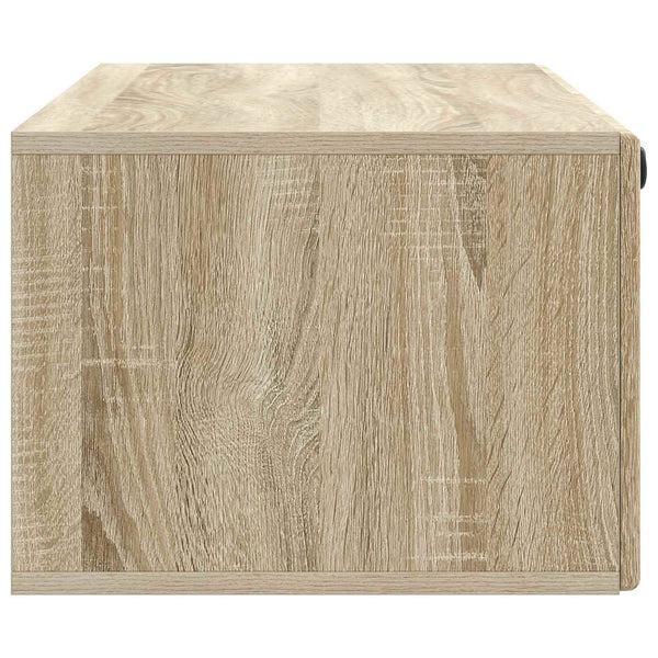 Seinälle asennettava TV-kaappi 98 x 41 x 30 cm Sonoma-tammi