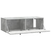 Seinälle asennettava TV-kaappi 98 x 41 x 30 cm Betoninharmaa