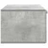 Seinälle asennettava TV-kaappi 98 x 41 x 30 cm Betoninharmaa