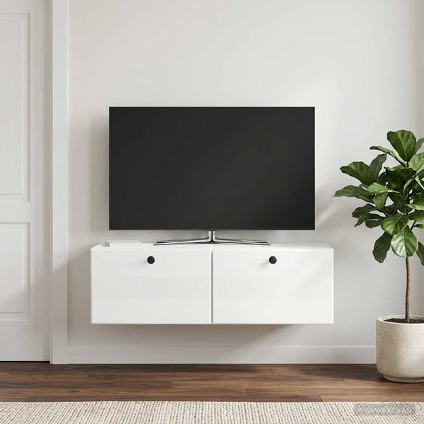 Seinälle asennettava TV-kaappi 98 x 41 x 30 cm