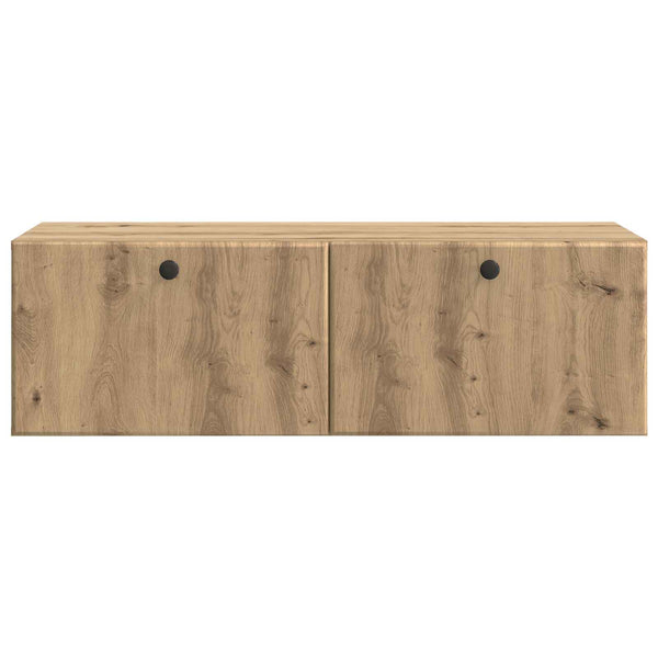 Seinälle asennettava TV-kaappi 98 x 41 x 30 cm Artisaanitammi