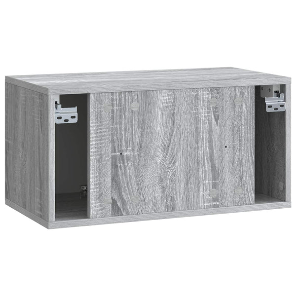 Seinälle asennettava TV-kaappi 59,5 x 31 x 30 cm Harmaa Sonoma
