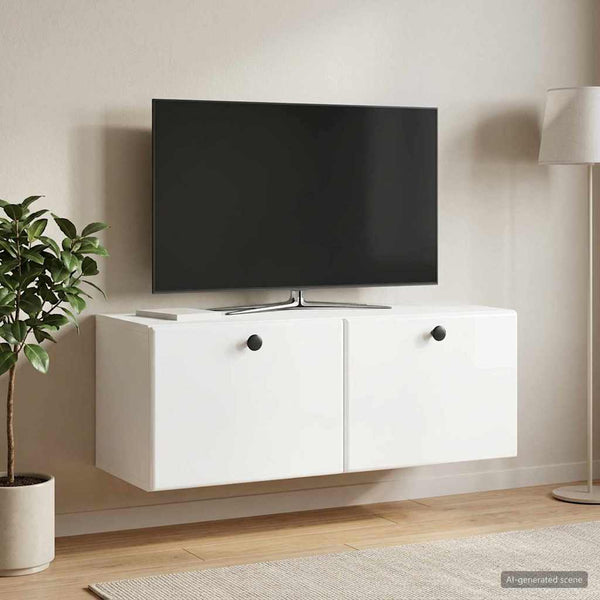 Seinälle asennettava TV-kaappi 78,5 x 31 x 30 cm