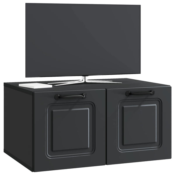 Seinälle asennettava TV-kaappi Musta 59,5 x 41 x 30 cm