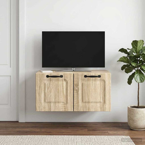 Seinälle asennettava TV-kaappi Sonoma-tammi 59,5 x 41 x 30 cm