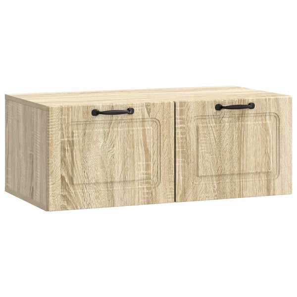 Seinälle asennettava TV-kaappi Sonoma-tammi 78,5 x 41 x 30 cm