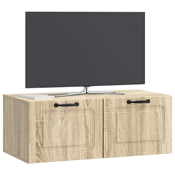 Seinälle asennettava TV-kaappi Sonoma-tammi 78,5 x 41 x 30 cm