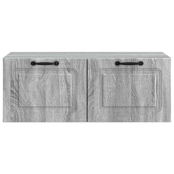 Seinälle asennettava TV-kaappi Harmaa sonoma 78,5 x 41 x 30 cm