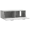 Seinälle asennettava TV-kaappi Betoninharmaa 98 x 41 x 30 cm