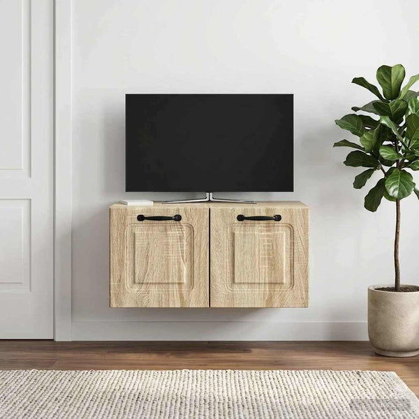 Seinälle asennettava TV-kaappi Sonoma-tammi 59,5 x 31 x 30 cm