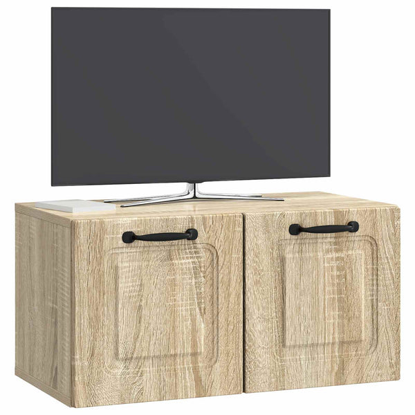 Seinälle asennettava TV-kaappi Sonoma-tammi 59,5 x 31 x 30 cm