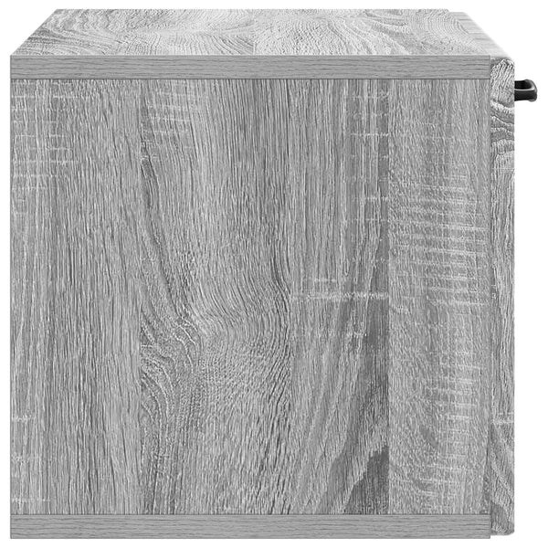 Seinälle asennettava TV-kaappi Harmaa sonoma 59,5 x 31 x 30 cm