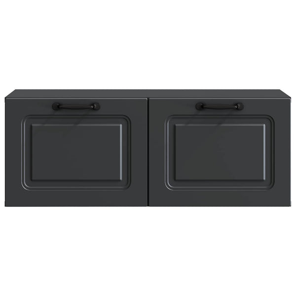 Seinälle asennettava TV-kaappi Musta 78,5 x 31 x 30 cm