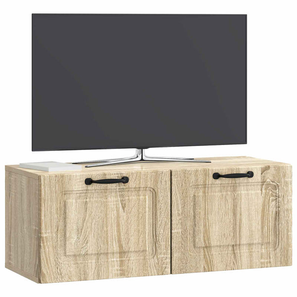 Seinälle asennettava TV-kaappi Sonoma-tammi 78,5 x 31 x 30 cm
