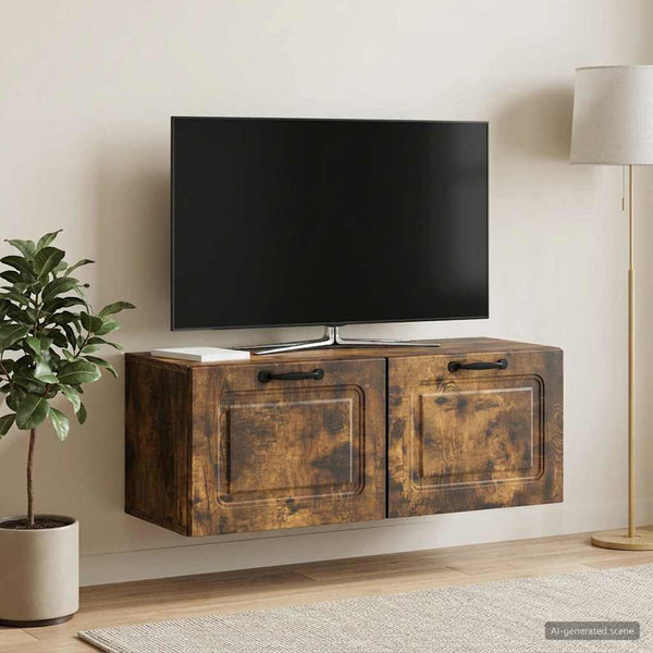 Seinälle asennettava TV-kaappi Savutammi 78,5 x 31 x 30 cm