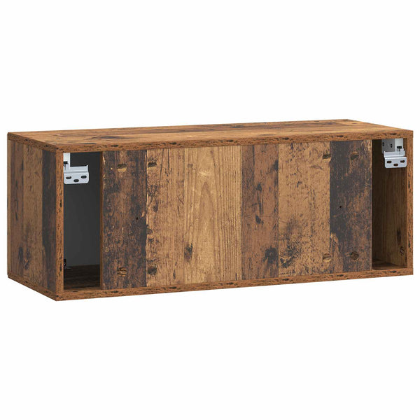 Seinälle asennettava TV-kaappi Vanha puu 78,5 x 31 x 30 cm
