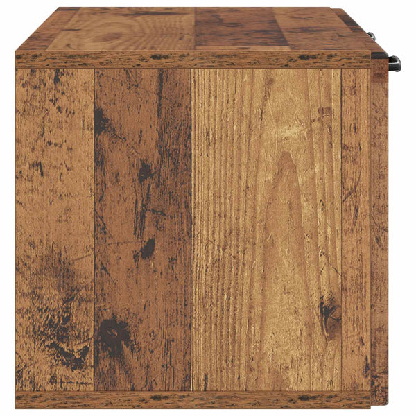 Seinälle asennettava TV-kaappi Vanha puu 78,5 x 31 x 30 cm