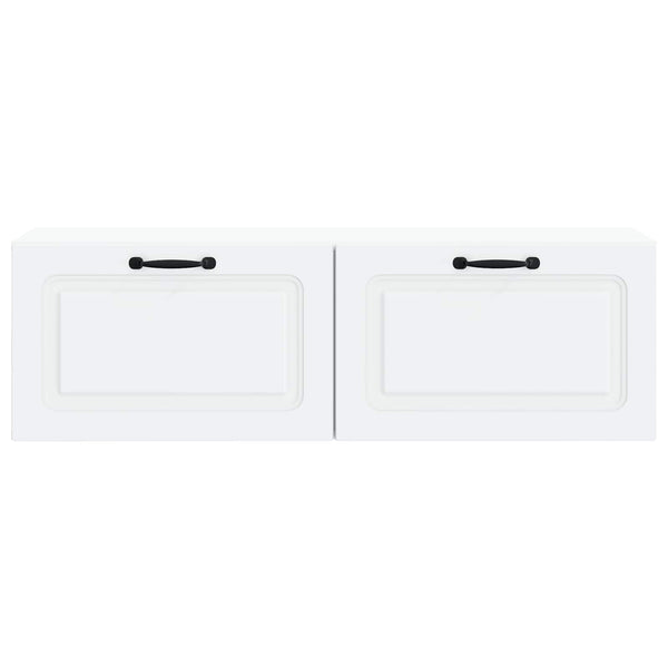 Seinälle asennettava TV-kaappi valkoinen 98 x 31 x 30 cm