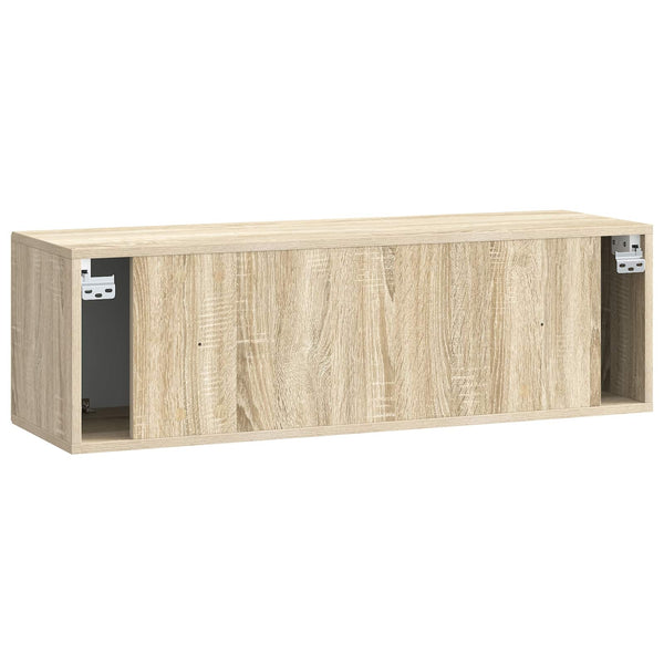 Seinälle asennettava TV-kaappi Sonoma-tammi 98 x 31 x 30 cm