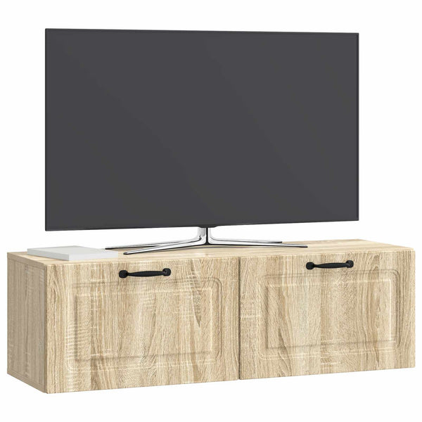 Seinälle asennettava TV-kaappi Sonoma-tammi 98 x 31 x 30 cm