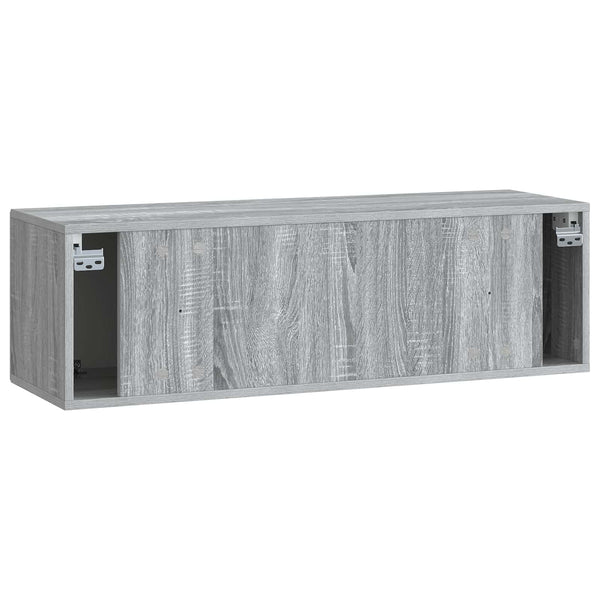 Seinälle asennettava TV-kaappi Harmaa sonoma 98 x 31 x 30 cm