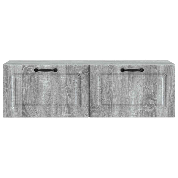 Seinälle asennettava TV-kaappi Harmaa sonoma 98 x 31 x 30 cm