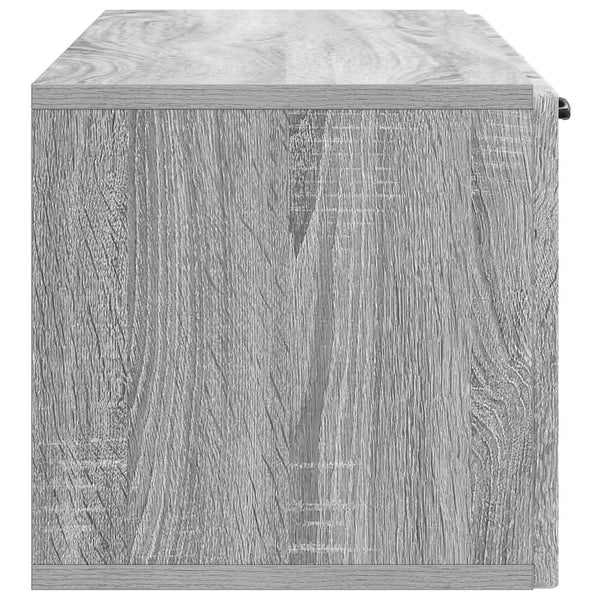 Seinälle asennettava TV-kaappi Harmaa sonoma 98 x 31 x 30 cm