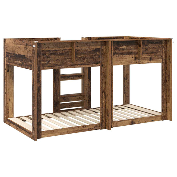 Kerrossänky Lapset Vanha puu 100 x 200 cm Tekninen puu