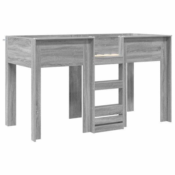Kerrossänky Lapset Harmaa Sonoma 2FT6 Small Single Tekninen puu