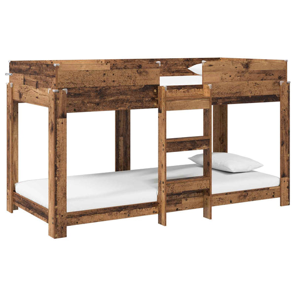 Kerrossänky Lapset Vanha puu 100 x 200 cm Tekninen puu