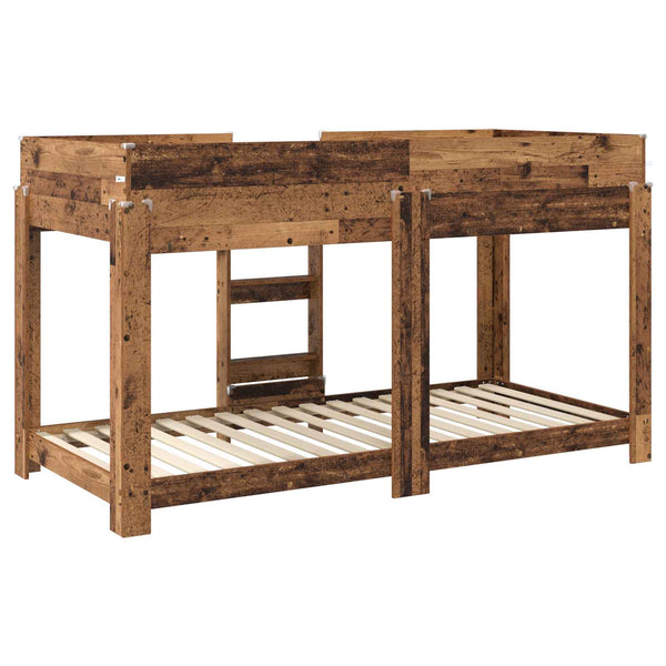 Kerrossänky Lapset Vanha puu 100 x 200 cm Tekninen puu