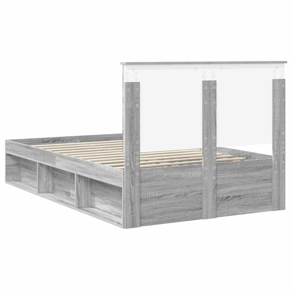 Sängyn runko Harmaa Sonoma 4FT6 Double Massiivinen mänty