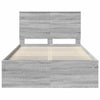 Sängyn runko Harmaa Sonoma 4FT6 Double Massiivinen mänty
