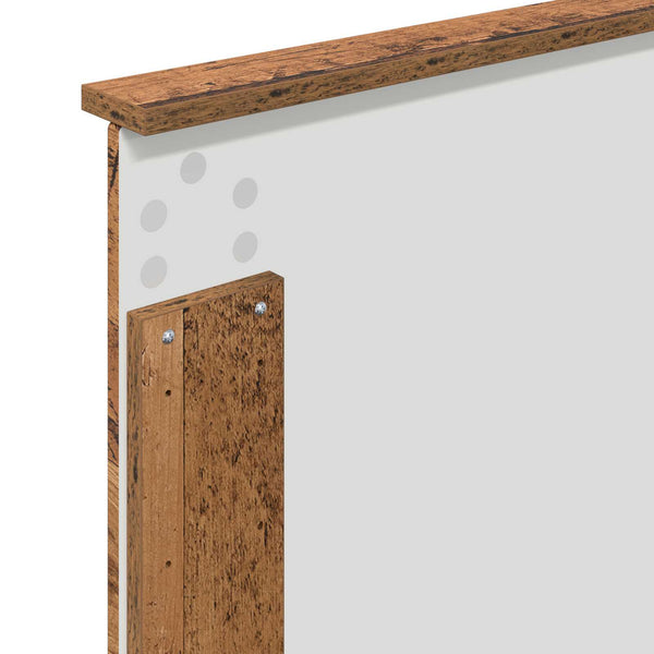 Sängyn runko päätyllä Vanha puu 90 x 200 cm Massiivinen mänty