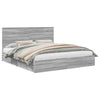 Säilytyssänky Harmaa Sonoma 6FT Super King Size Tekninen puu