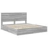 Säilytyssänky Harmaa Sonoma 6FT Super King Size Tekninen puu