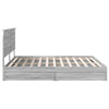 Säilytyssänky Harmaa Sonoma 6FT Super King Size Tekninen puu