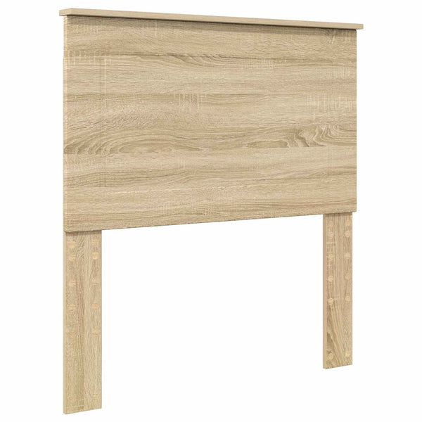 Sängyn runko päätyllä Sonoman tammi 100 x 200 cm Tekninen puu