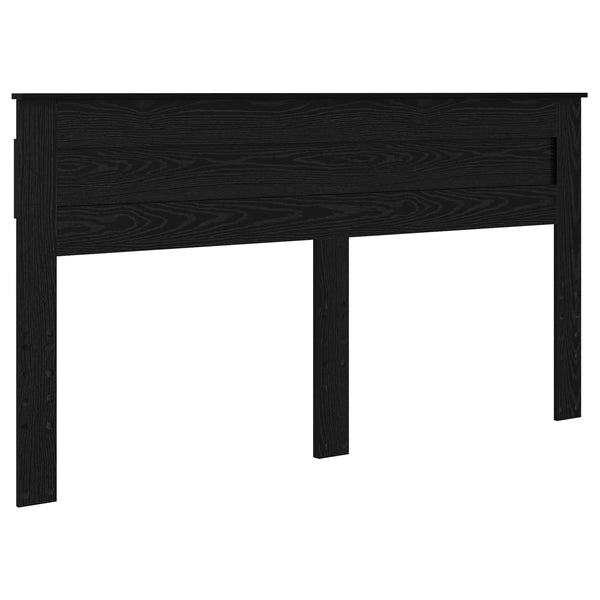 Sängyn runko Yksivärinen Musta 200 x 200 cm Massiivinen mänty