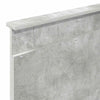 Sängyn runko Betonin harmaa 100 x 200 cm Massiivinen mänty