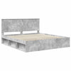 Sängyn runko Betoninharmaa 6FT Super King Size